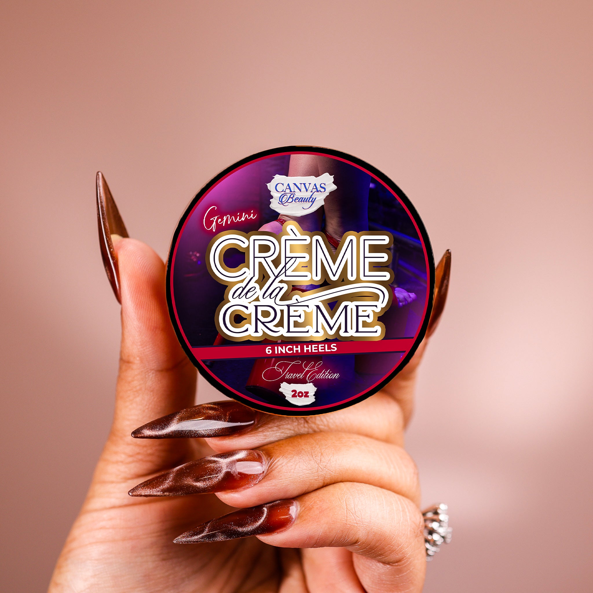 NEW) TRAVEL CREME DE LA CREME INSPIRED BY ZODIAC: 6 INCH HEELS