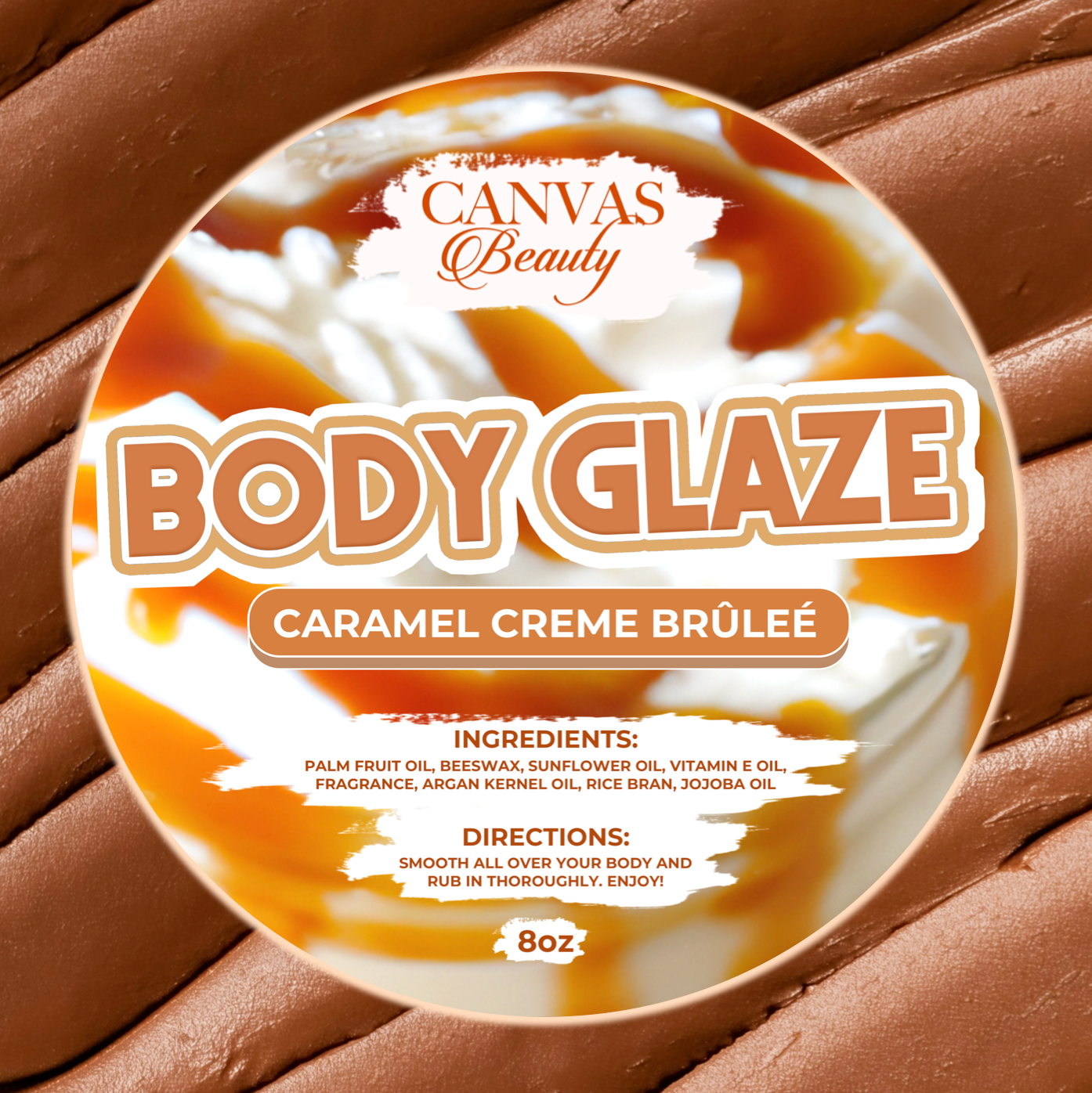 NEW) CARAMEL CREME BRULEE BODY GLAZE – CANVAS BEAUTY BRAND