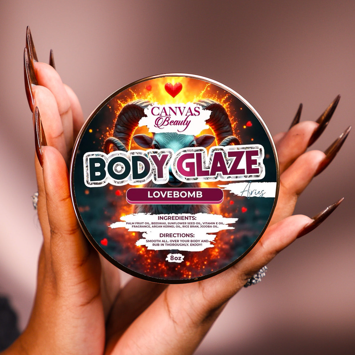Inspired by Zodiac BODY GLAZE: LOVEBOMB (ARIES)