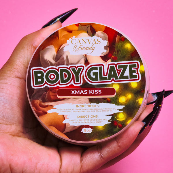 NEW) BODY GLAZE: CHRISTMAS KISS – CANVAS BEAUTY BRAND