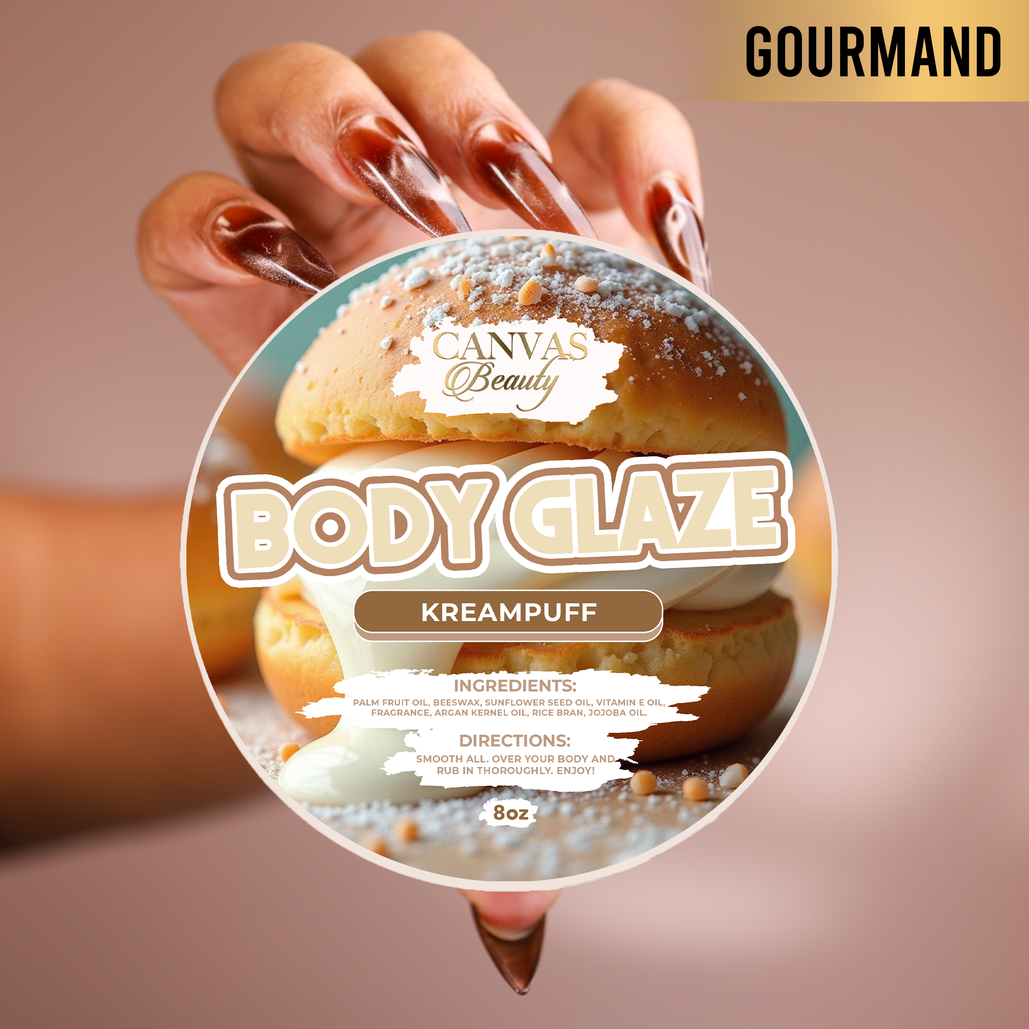 NEW) BODY GLAZE: KREAMPUFF – CANVAS BEAUTY BRAND