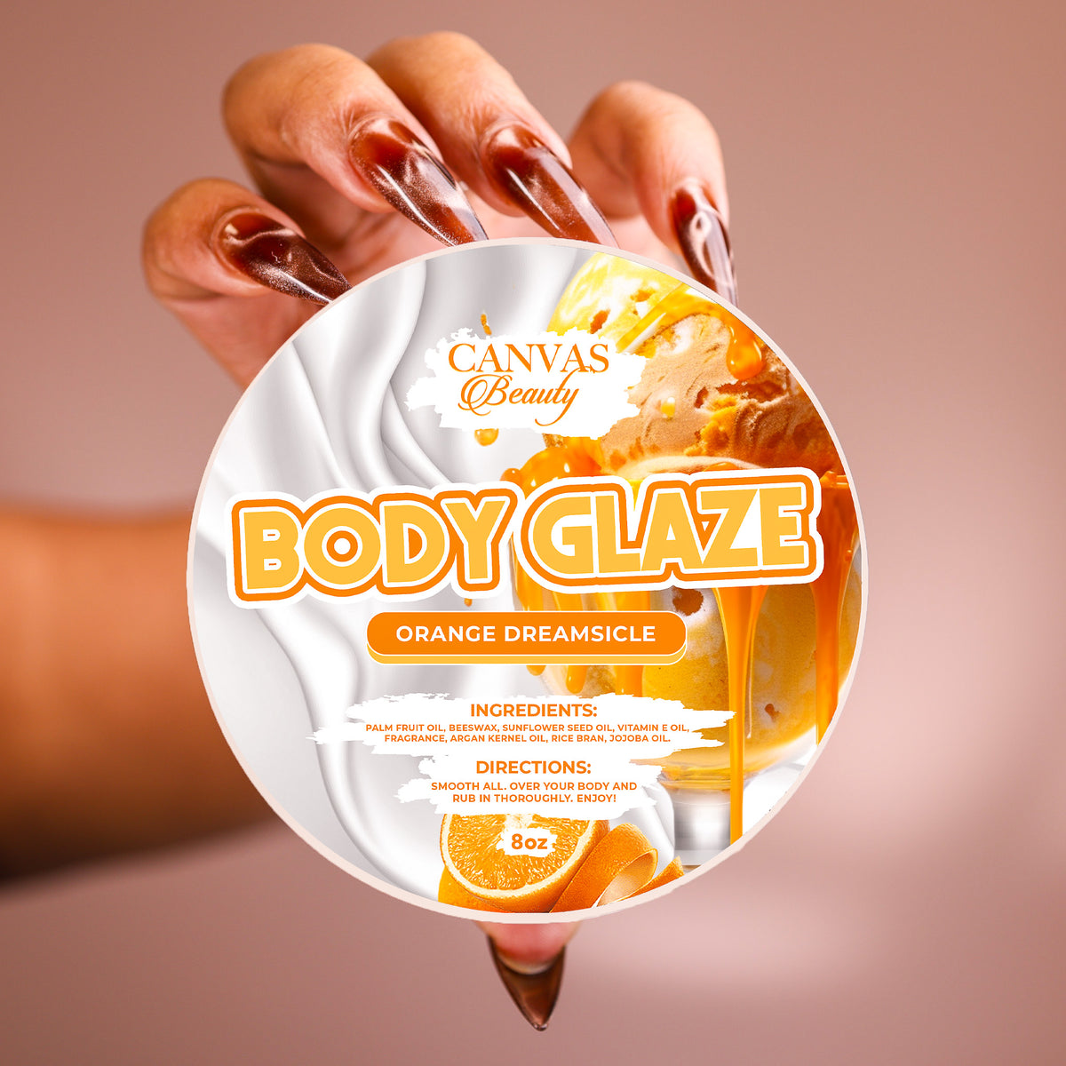 (NEW) BODY GLAZE: ORANGE DREAMSICLE