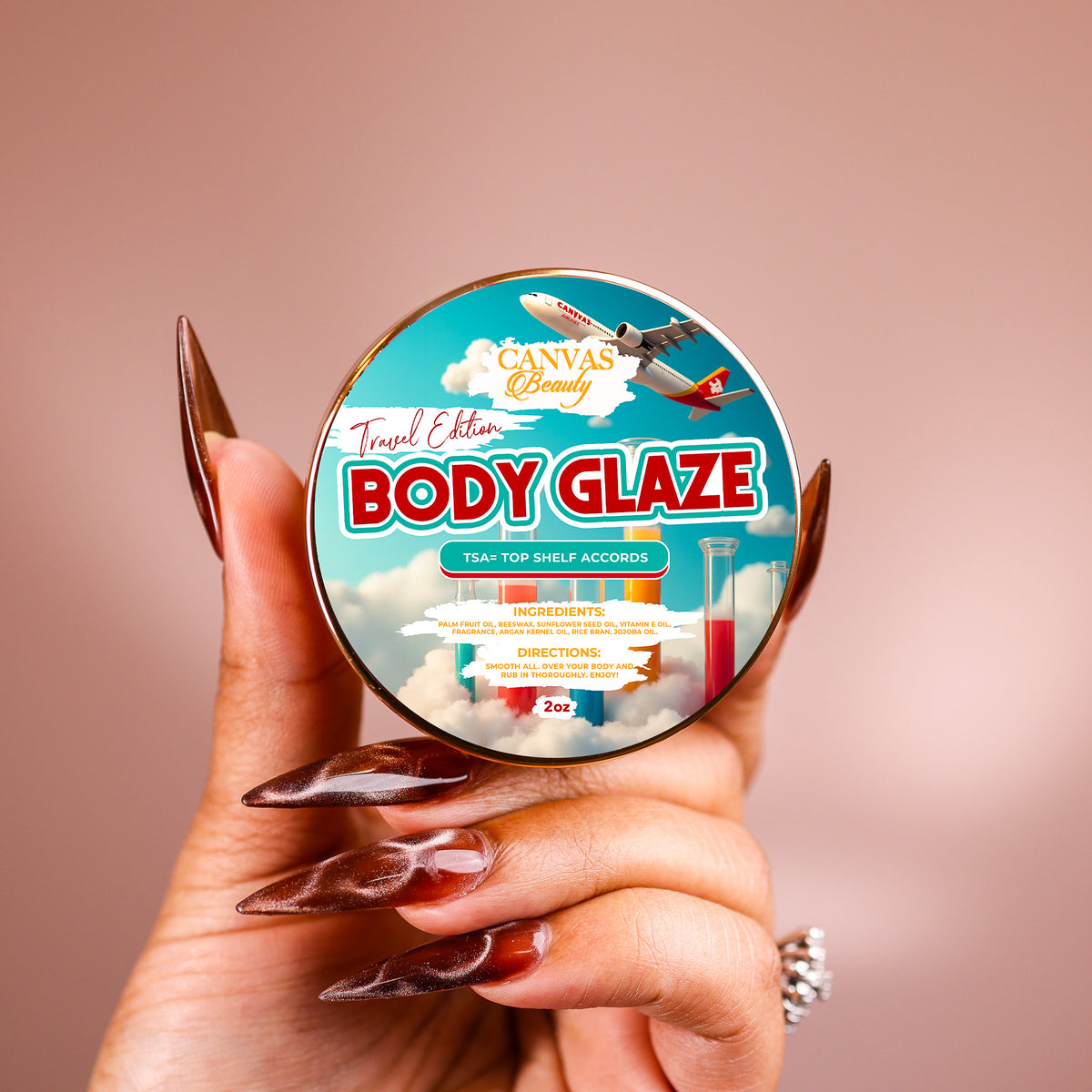 tsa travel body glaze canvas beauty