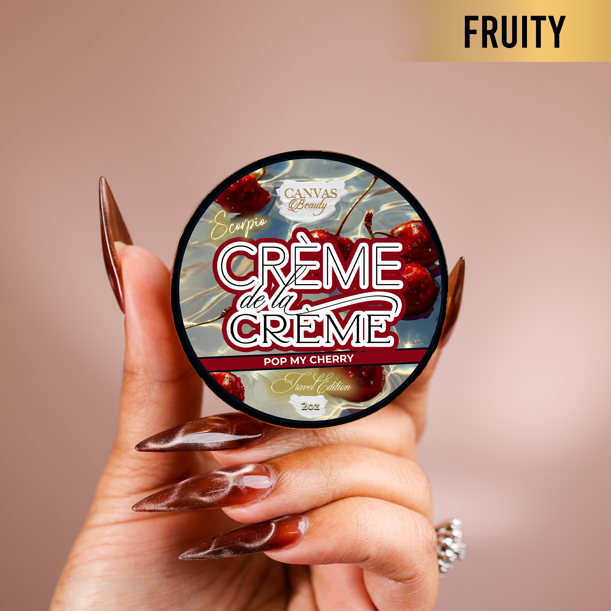 NEW) TRAVEL CREME DE LA CREME INSPIRED BY ZODIAC: POP MY CHERRY