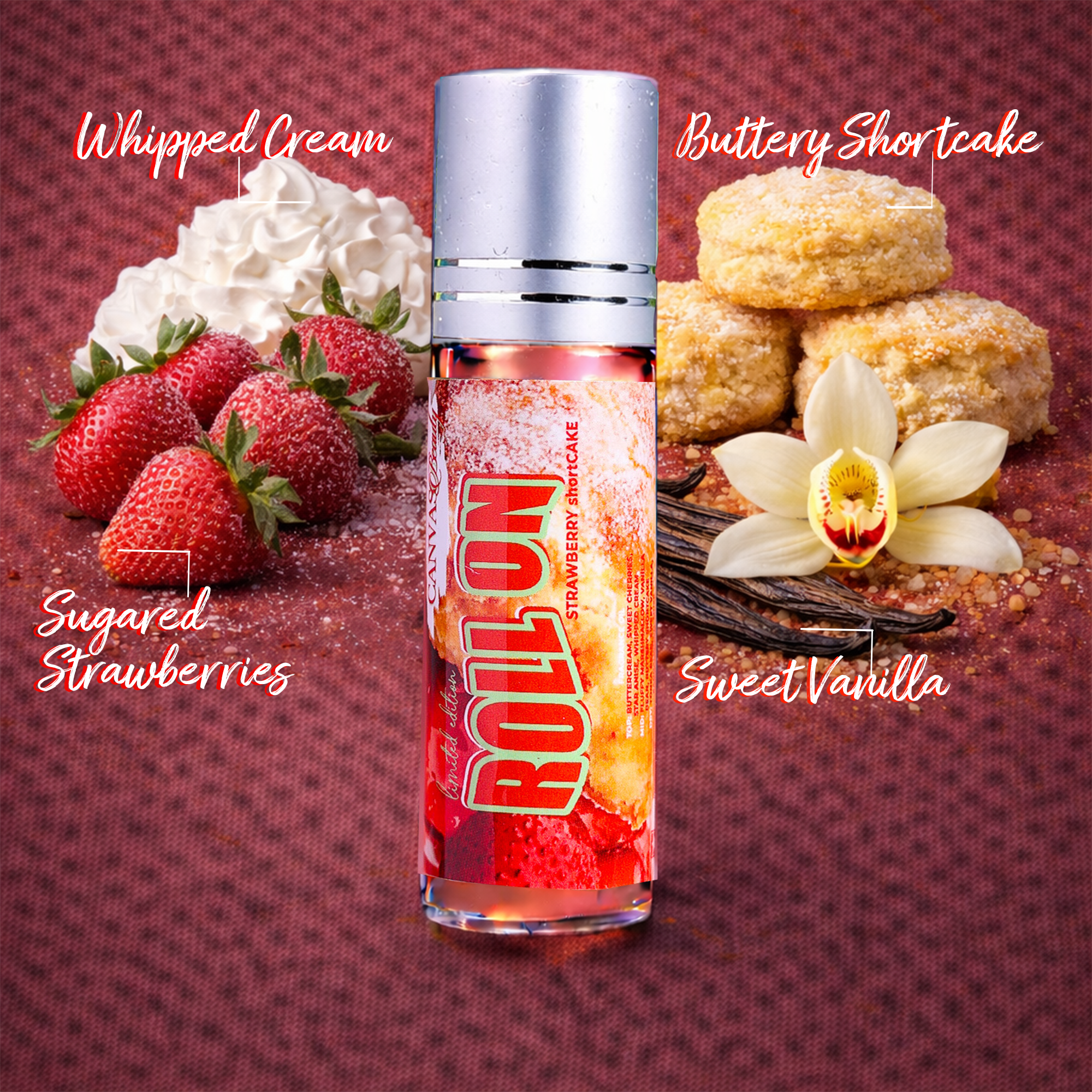 strawberry shortcake vape juice ROLL ON FRAGRANCE OIL: STRAWBERRY SHORTCAKE – CANVAS BEAUTY BRAND